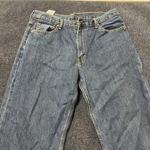 Levis 550 Jeans Mens 36x32 Blue Medium Wash Denim Relaxed Fit Tapered Leg